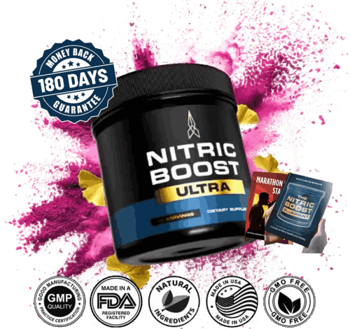 NITRIC BOOST ULTRA 100% Natural Supplements- health